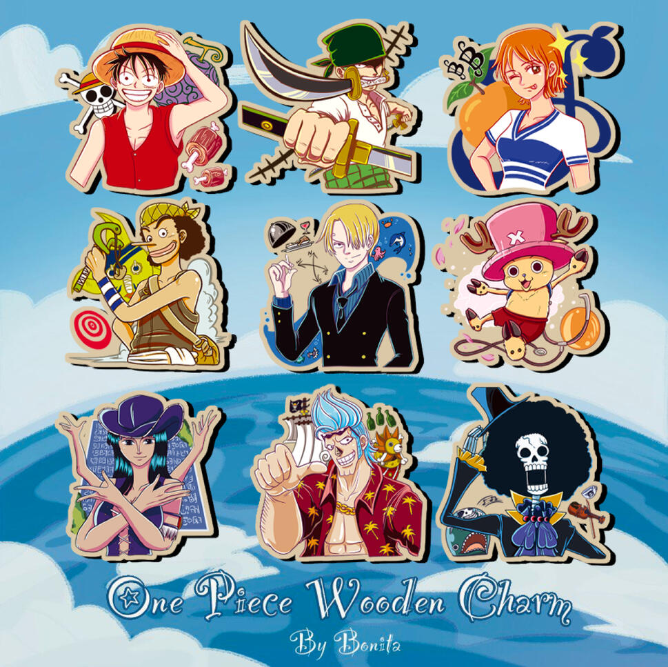 Wooden Pins - One Piece (Pre-Time Skip)