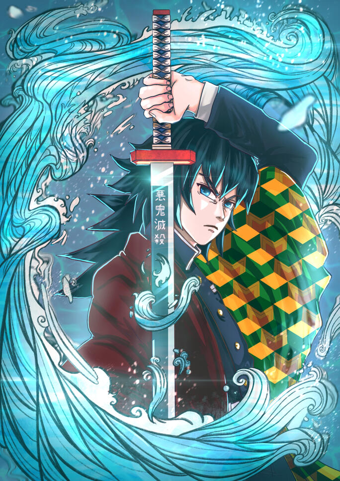 Print - Giyuu (Demon Slayer)